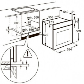 Духовой шкаф ZANUSSI zzb510401b