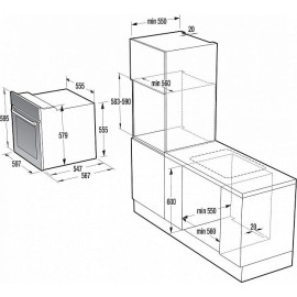 Духовой шкаф GORENJE bo 87 ora-w