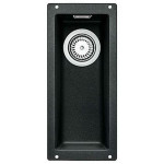 Кухонная мойка Blanco SUBLINE 160-U SILGRANIT антрацит c отв.арм. InFino (арт.523396)