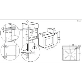 Духовой шкаф ELECTROLUX EOF3H40X