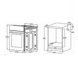 Духовой шкаф EVELUX EO 440 PB