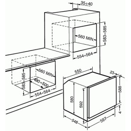 Духовой шкаф SMEG SFP140E