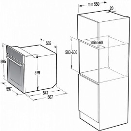 Духовой шкаф GORENJE BO735E11X-S