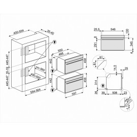 Духовой шкаф SMEG SO4104APG