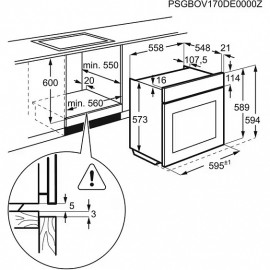 Духовой шкаф ELECTROLUX EOD6P77WZ