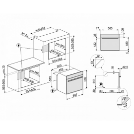 Духовой шкаф SMEG SFP6604NXE