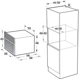 Духовой шкаф GORENJE BCM4547A10BG