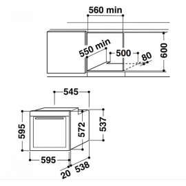 Духовой шкаф WHIRLPOOL akzm 784 nb