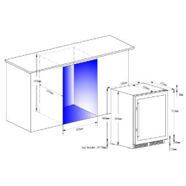 Винный шкаф LA SOMMELIERE LSBU51DB2