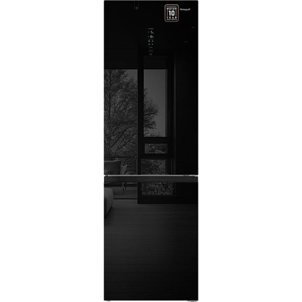 Холодильник WEISSGAUFF WRK 2000 Total NoFrost Inverter Black Glass