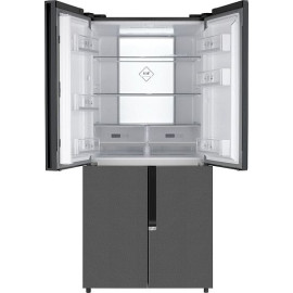 Холодильник WEISSGAUFF WCD 450 Bru Steel Glass NoFrost Inverter