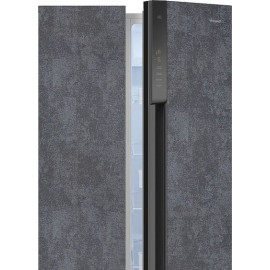 Холодильник WEISSGAUFF WSBS 500 Inverter NoFrost Rock Glass