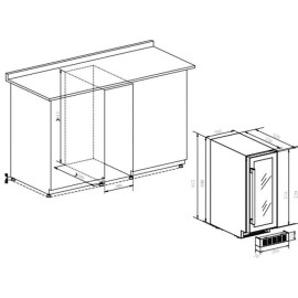 Винный шкаф TEMPTECH OX30DX-24