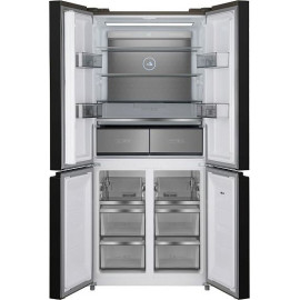 Холодильник WEISSGAUFF WCD 590 NoFrost Inverter Premium EcoFresh Blue Glass