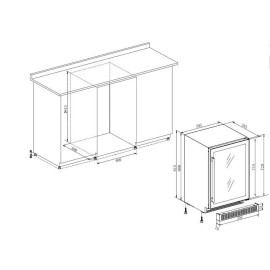 Винный шкаф TEMPTECH CPROX60SX-24