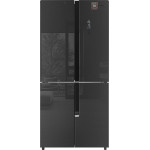 Холодильник WEISSGAUFF WCD 450 Inox Glass NoFrost Inverter