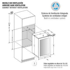 Винный шкаф PANDO PVMAV 88-45CRR