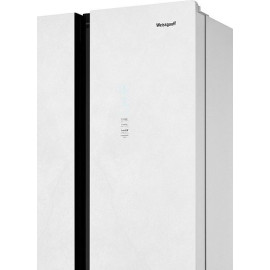 Холодильник WEISSGAUFF WCD 450 White Rock Glass NoFrost Inverter