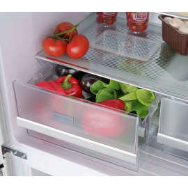 Холодильник WEISSGAUFF WCD 450 White Rock Glass NoFrost Inverter