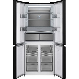 Холодильник WEISSGAUFF WCD 590 NoFrost Inverter Premium EcoFresh Black Glass