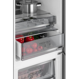 Холодильник WEISSGAUFF WRK 195 D Full NoFrost Bru Steel Glass