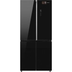 Холодильник WEISSGAUFF WCD 590 NoFrost Inverter Premium EcoFresh Black Glass
