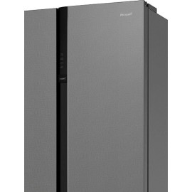 Холодильник WEISSGAUFF WSBS 600 NoFrost Inverter Bru Steel Glass