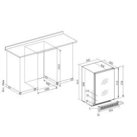Винный шкаф TEMPTECH OX60DRB-24