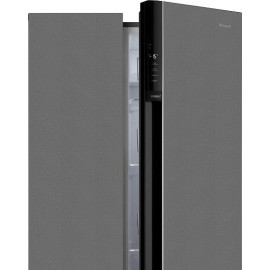 Холодильник WEISSGAUFF WSBS 600 NoFrost Inverter Bru Steel Glass