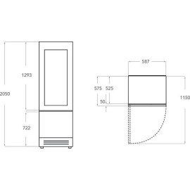 Винный шкаф KITCHENAID KCVWX 20600R