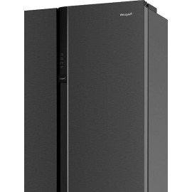 Холодильник WEISSGAUFF WSBS 600 NoFrost Inverter Inox Glass