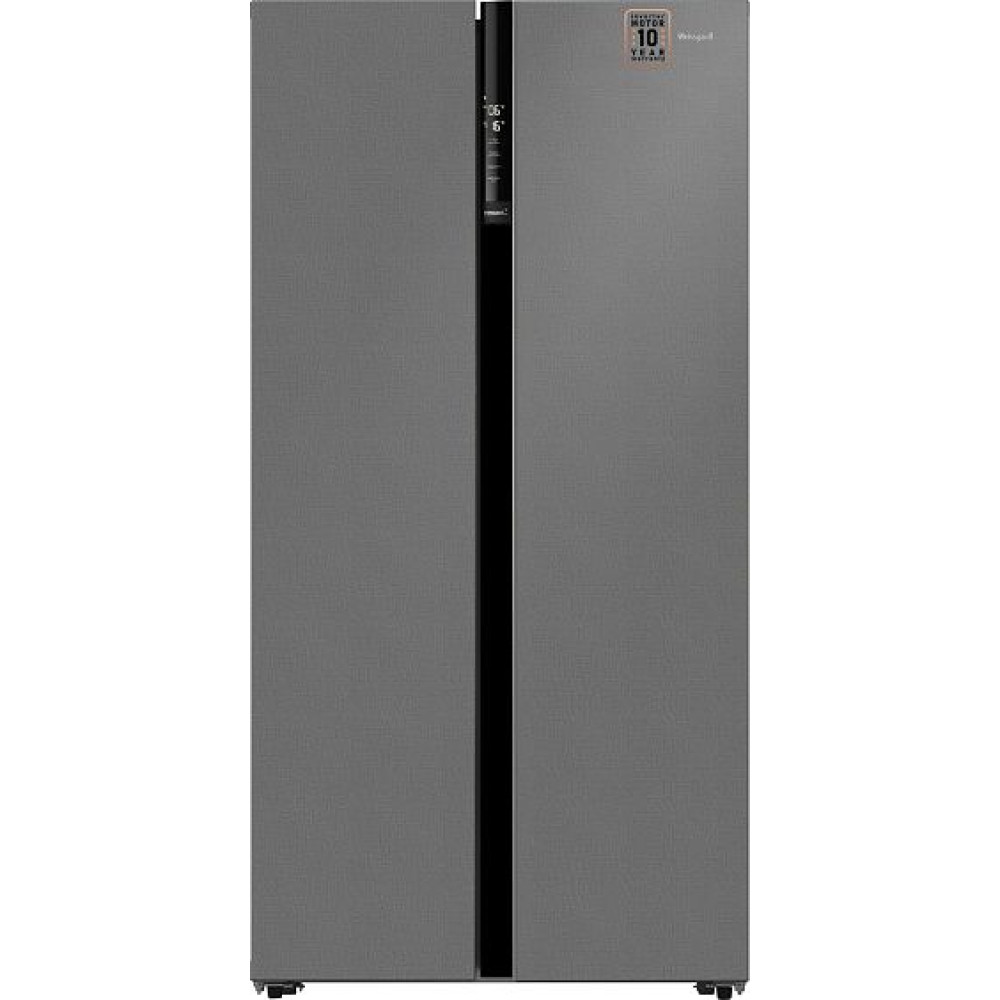 Холодильник WEISSGAUFF WSBS 600 NoFrost Inverter Bru Steel Glass