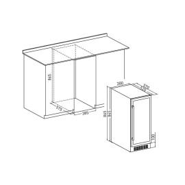 Винный шкаф ZUGEL ZCWI310DB