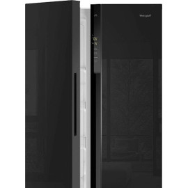 Холодильник WEISSGAUFF WSBS 500 Inverter NoFrost Black Glass