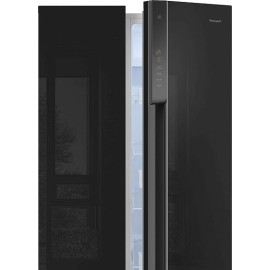 Холодильник WEISSGAUFF WSBS 500 Inverter NoFrost Black Glass
