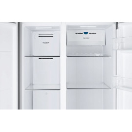 Холодильник WEISSGAUFF WSBS 600 NoFrost Inverter Rock Glass