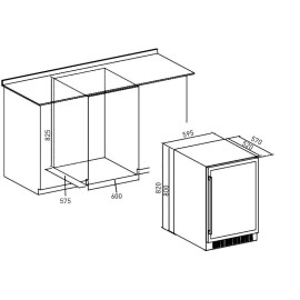 Винный шкаф ZUGEL ZCWI460DB