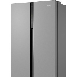 Холодильник WEISSGAUFF WSBS 500 Inverter NoFrost Inox Glass