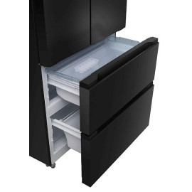 Холодильник MEFERI MFR83BLACK IX TOTAL NO FROST FRENCH DOOR COMFORT