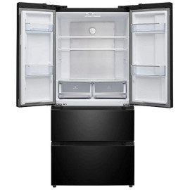 Холодильник MEFERI MFR83BLACK IX TOTAL NO FROST FRENCH DOOR COMFORT