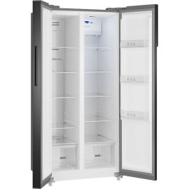 Холодильник WEISSGAUFF WSBS 500 Inverter NoFrost Inox Glass