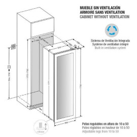 Винный шкаф PANDO PVMAV 178-101CRR