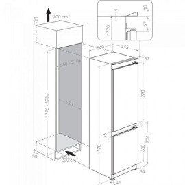 Холодильник KITCHENAID KC18 T632 SP