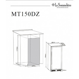 Винный шкаф LA SOMMELIERE MT150DZ