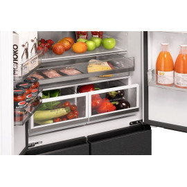 Холодильник WEISSGAUFF WFD 450 Built-in Inverter NoFrost Dark Inox