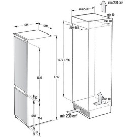 Холодильник GORENJE NRKI517E82WF