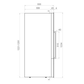 Винный шкаф PANDO PVMAV 124-65CRR