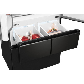 Холодильник WEISSGAUFF WFD 450 Built-in Inverter NoFrost Dark Inox