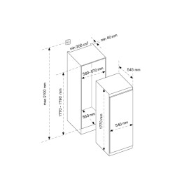 Морозильная камера BERTAZZONI FRZ603UBNPTC/20