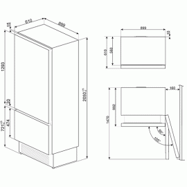 Холодильник SMEG RI96RSI